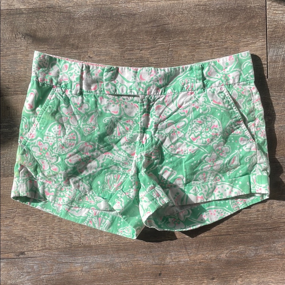 Lilly Pulitzer Barclay Shorts in Beach Bash Glenda Green